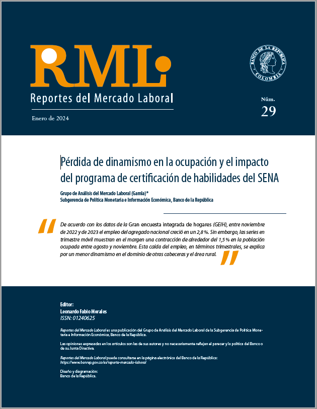 Reportes del Mercado Laboral (RML)